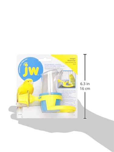 JW Clean Cup Feed and Water Cup Small S - PawsPlanet Australia