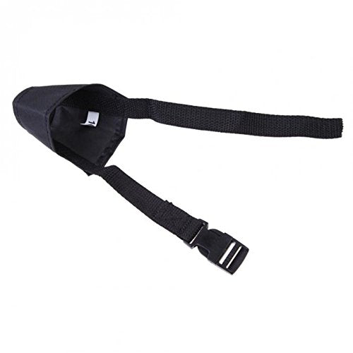 Doggie Style Store Black Soft Nylon Dog Pet Puppy Muzzle 7 Sizes Barking Biting Prevent Bark Mouth Cover Anti Bite Accessory Stop Chewing Adjustable Comfortable Snout Covering Face Mask Size 1 - PawsPlanet Australia