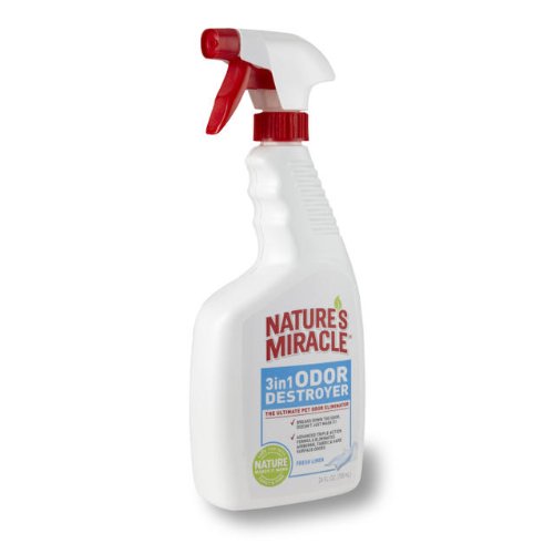 [Australia] - Nature's Miracle P-5452 3-in-1 Odor Destroyer, Fresh Linen Scent, 24-Ounce 