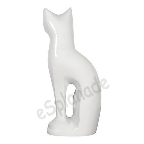 ESPLANADE Pet Cremation Urn Memorials urn Container Jar Pot | Brass Urn | Metal Urn | Burial Urn | Memorials Keepsake | Pet Dog Cat urn (White) White - PawsPlanet Australia