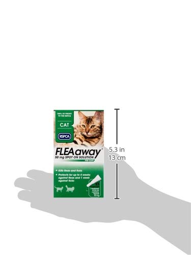 RSPCA FleaAway Spot On Solution for Cats, 50 mg - PawsPlanet Australia