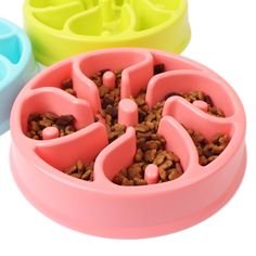 [Australia] - FitFurFun Slow Feed Dog Bowl for Fast Eaters (Promotes Healthy Digestion! Prevents Choking, Bloating, Regurgitation and Overeating!) Green 