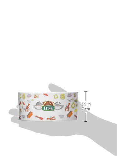 Warner Bros Friends TV Show Joey Doesn't Share Food Ceramic Dog Food Bowl, 6 in | White Dog Bowl, Friends TV Merchandise for Friends Fans | Dog Water Bowl or Dog Food Bowl for Wet or Dry Food - PawsPlanet Australia