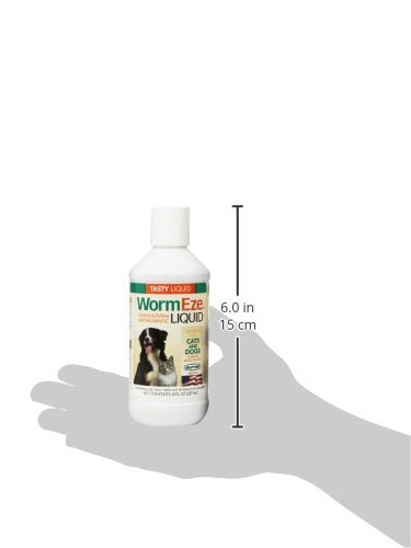 Durvet WormEze Liquid Canine & Feline Antihelmintic, 8 oz - PawsPlanet Australia