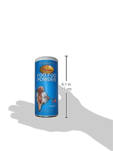 [Australia] - Resco Original Foo Foo Powder, Odorless 100% Natural Dry Shampoo and Coat Shine For Dogs, Cats, Small Pets 