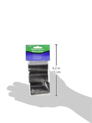 [Australia] - Clean Go Pet Replacement Dog Waste Bags, 20-Count Rolls, Durable, Leakproof Plastic Poop Bags, Black 3 Pack 