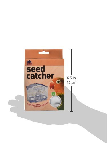 PREVUE PET PRODUCTS Mesh Bird Seed Catcher 13" H, Large Size - PawsPlanet Australia