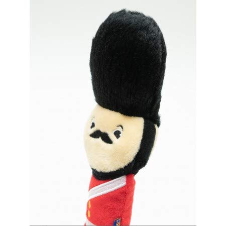 PetLondon British London Royal Guard Plush Dog Toy, Squeaky and 6" Plush London Beefeater Queen Guard Puppy Toy, Cute Fun Royal London Union Jack Dog Interactive Toy - PawsPlanet Australia