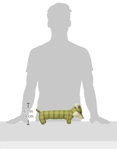 House of Paws Tweed Plush Long Fox Dog Toy, Green - PawsPlanet Australia