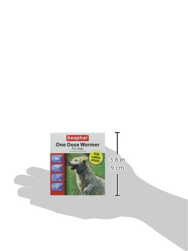 Beaphar One Dose Wormer for Large Dogs 4 Tablets (Pack of 2, Total 8 Tablets) - PawsPlanet Australia