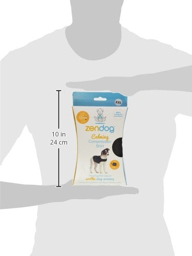[Australia] - Contech ZenDog Calming Compression Dog Shirt, XX-Large, Black 