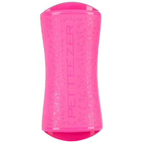 Pet Teezer, Detangling and Dog Grooming Brush, Pink and Yellow - PawsPlanet Australia