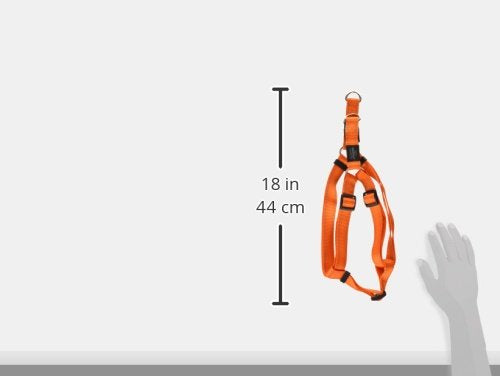 [Australia] - Rogz Utility Extra Large 1-Inch Reflective Lumberjack Adjustable Dog Step-in-Harness Orange 