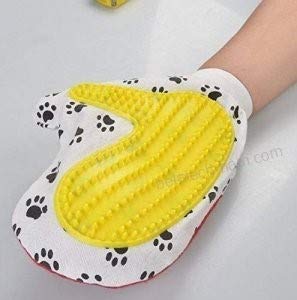 Pet Dog Puppy Cat Kitten GROOMING MASSAGE HAIR GLOVE Mitt Brush -Detangling Comb - PawsPlanet Australia