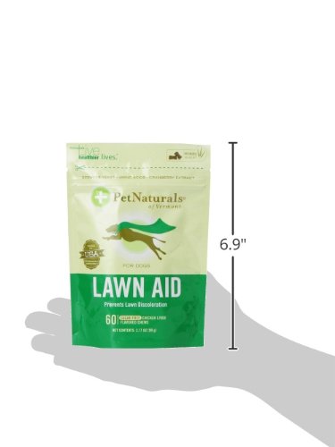Pet Naturals of Vermont - Lawn Aid, Urine Balance Supplement for Dogs, 60 Bite Sized Chews - PawsPlanet Australia