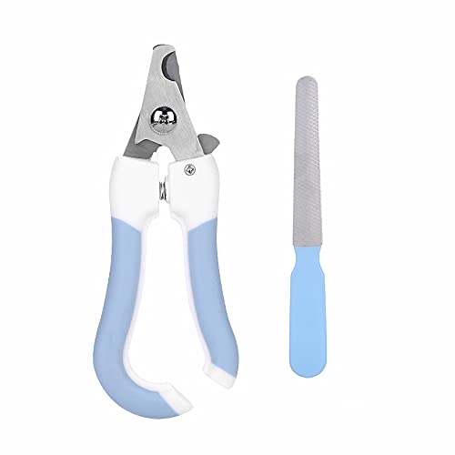 Pet Nail Clipper Protective Dog Nail Cutter Pet Nail File Cat Neil Trimmers Professional Animal Claws Scissor Cut Set Kit Blue - PawsPlanet Australia