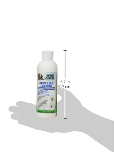 [Australia] - Nature's Specialties Quicker Slicker Concentrate Conditioner for Dogs Cats, Non-Toxic Biodegradeable, 8oz (SLIKC8) 