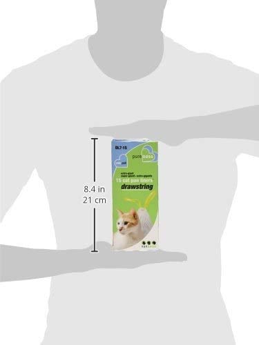 Van Ness DL715 Pureness Extra Giant Drawstring Cat Pan Liner, 45-Count (3 x 15 Count Boxes) 45 Liners - PawsPlanet Australia