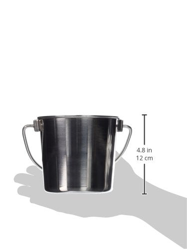 [Australia] - QT Dog Round Stainless Steel Bucket, 1 Quart 