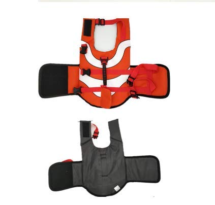 Olgaa Dog Life Jacket Dog Summer Swimming Safety Vest With Superior Buoyancy and Rescue Handle for Pool Boating or Surfing M - PawsPlanet Australia