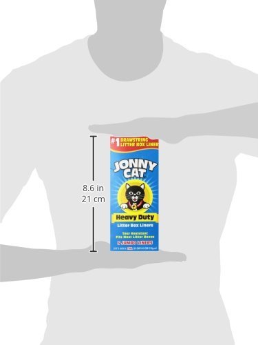 [Australia] - JONNY CAT Heavy Duty Litter Box Liners, Jumbo, 5 Liners-Box 