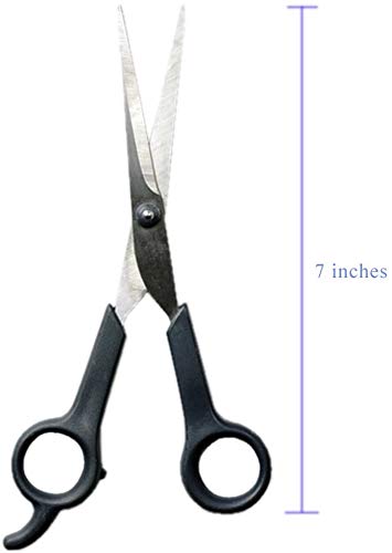 Tencro Pet Grooming Scissor [3-in-1 Set] Dog Scissor Cat Scissor Stainless Steel Trimmer, Body Trimming Sharp Scissor, Safety Rounded Tips Face/Ear/Paw Scissor, Thinning Shears Scissor - PawsPlanet Australia