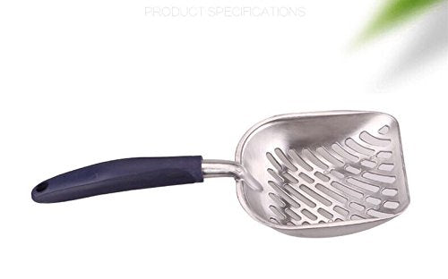 [Australia] - Mew Jumbo Cat Litter Scoop, All Metal End-to-End with Solid Core, Sifter with Deep Shovel, Multi-Cat Tested Accept No Substitute for The Original Blue 