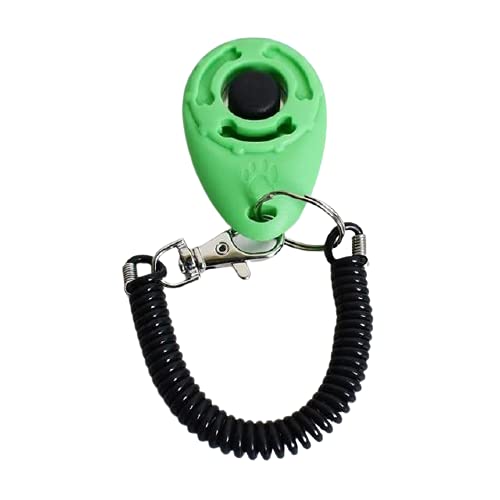 LMYS 4 Pieces Dog Training Clicker, Pet Training Clickers with Wrist Strap for Dogs Cats Puppy Birds Horses Practical Design, Suitable Size and Sound - PawsPlanet Australia