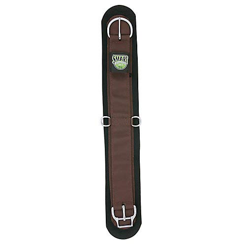 Weaver Leather Felt Lined Smart Cinch with Roll Snug Cinch Buckle 28-Inch Straight Brown - PawsPlanet Australia