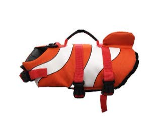 Olgaa Dog Life Jacket Dog Summer Swimming Safety Vest With Superior Buoyancy and Rescue Handle for Pool Boating or Surfing M - PawsPlanet Australia