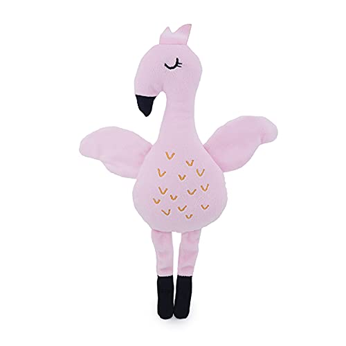 Rosewood Eco Friendly plush Flamingo Dog Toy with Squeaker, Made from Recycled Plastic Bottles Mixed - PawsPlanet Australia