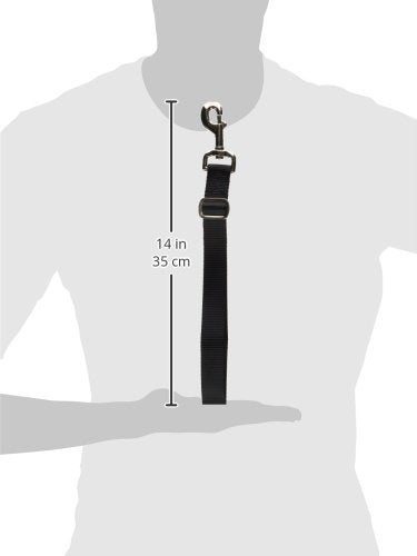 Petmate 11483 Seat Belt Loop Tether for Pets, Medium/Large, Black M/L - PawsPlanet Australia