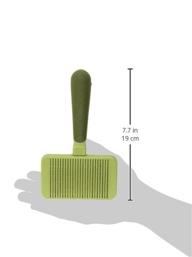 [Australia] - Safari Self-Cleaning Slicker Brush for Dogs Medium 