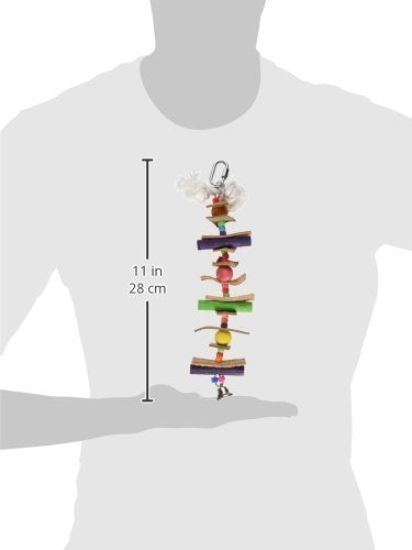 [Australia] - Living World Small Skewer with Wood Pegs, Beads, Leather Strips & Bell 