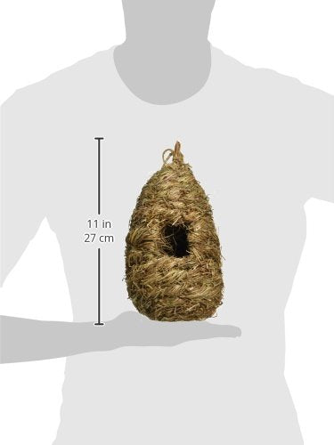 [Australia] - Prevue Pet Products BPV1174 Grass Handwoven Bird Nest 