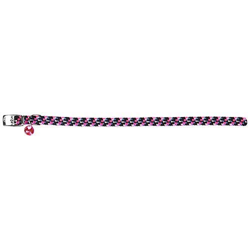 [Australia] - Coastal Pet Products CCP7721NPK Li'l Pals Elasticized Reflective Adjustable Kitten Safety Collar with Bells, Neon Pink 