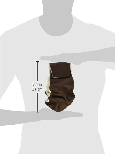 [Australia] - Seasonals Washable Belly Band/Diaper, Fits Small Dogs, Brown 