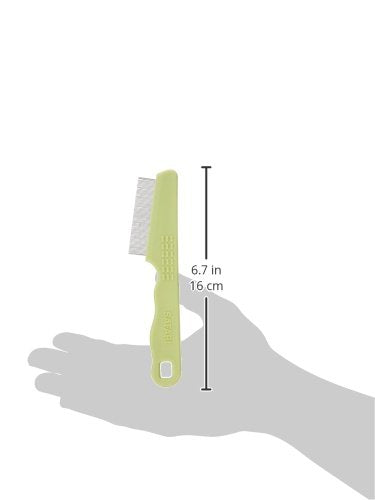 Safari by Coastal Flea Combs for Safe Removal of Fleas and Skin Debris on Longhaired or Shorthaired Dogs, Green (770084) - PawsPlanet Australia