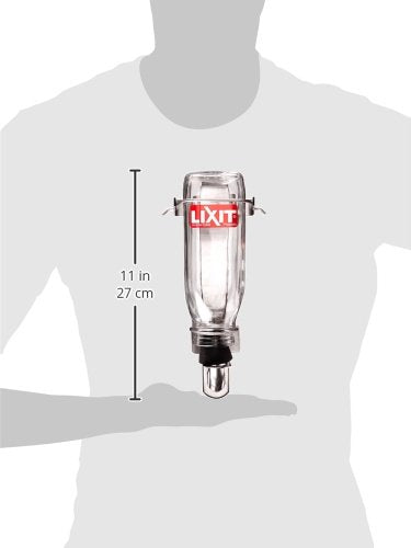 Lixit Corporation DLX0622 Heavy Duty Glass Small Animal Water Bottle, 16-Ounce by Lixit Large 5/8 Tube 16 Ounce - PawsPlanet Australia
