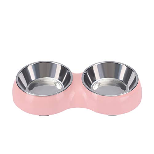 Camiter 2 Pack Dog Bowl ,Stainless Puppy Food and Water Feeder for Dog Cats ,Multifunctional Pet Food Bowl, Dog Bowls And Water Bowls 2 Pack 2in1 bowl - PawsPlanet Australia