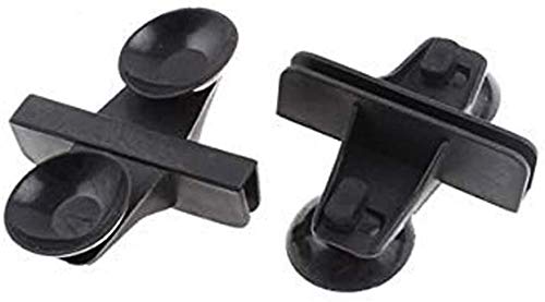Dahszhi Aquarium Fish Tank Divider Suction Cup Plastic Sheet Holder Black - 20pcs - PawsPlanet Australia