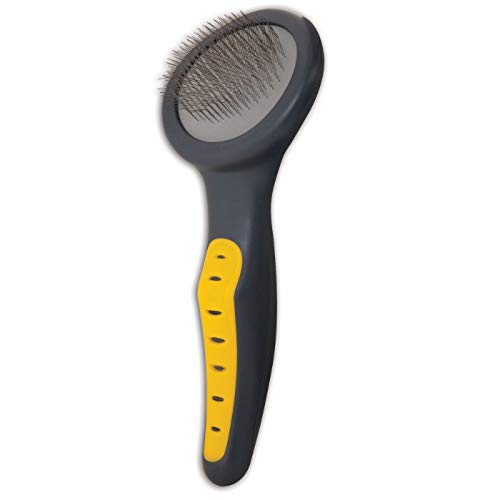 [Australia] - JW Pet Company GripSoft Slicker Soft Pin Dog Brush, Small 