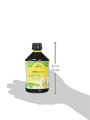 cdVet Natural Products ArthroGreen Run-Fit Horse 500 ml - support for stressed joints + of the entire musculoskeletal system - under heavy stress - vitamins - quality of life - strengthening - - PawsPlanet Australia