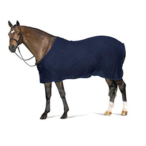 [Australia] - CENTAUR Scrim Dress Sheet Large Horse Black 