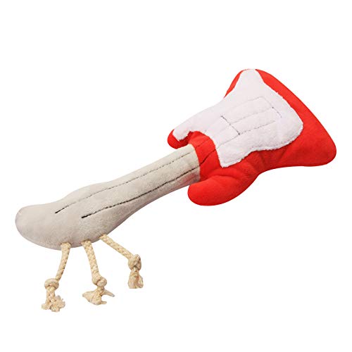 IFOYO Pet Chew Toy, Soft, Comfortable, Durable and Fashionable Unique Squeaky Parody Plush Dog Simulation Music Toys with a Squeakers for Large, Medium and Small Dogs, Washable Red - PawsPlanet Australia