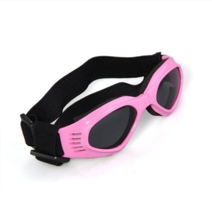 [Australia] - Namsan Stylish and Fun Pet/Dog Puppy UV Goggles Sunglasses Waterproof Protection Sun Glasses for Dog Pink 