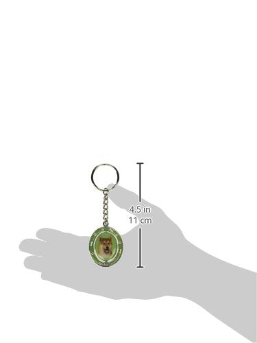 [Australia] - Shiba Inu Key Chain "Spinning Pet Key Chains"Double Sided Spinning Center With Shiba Inus Face Made Of Heavy Quality Metal Unique Stylish Shiba Inu Gifts 