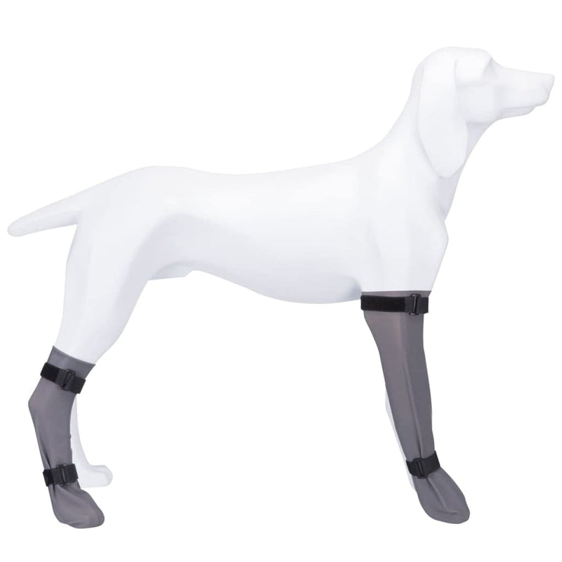 Trixie 19432 Protective Silicone Sock M: 8 cm/35 cm, Grey - PawsPlanet Australia