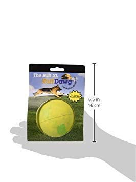 [Australia] - Ruff Dawg Ball XL Solid Rubber Dog Toy Large Assorted Neon Colors 