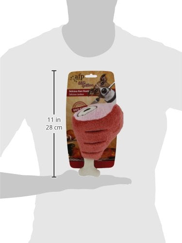 All for Paws Plush Delicious Ham Shank Pet Toys, Large - PawsPlanet Australia